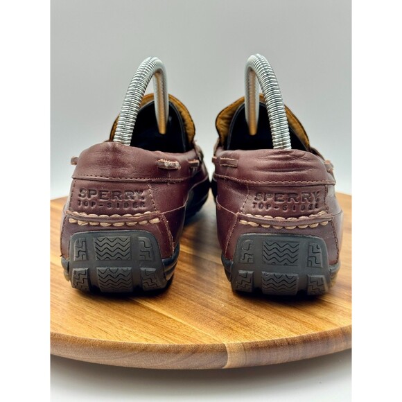 SPERRY Gold Cup Premium Penny Loafer Leather Driving Shoes Men\'s Size 7M Brown